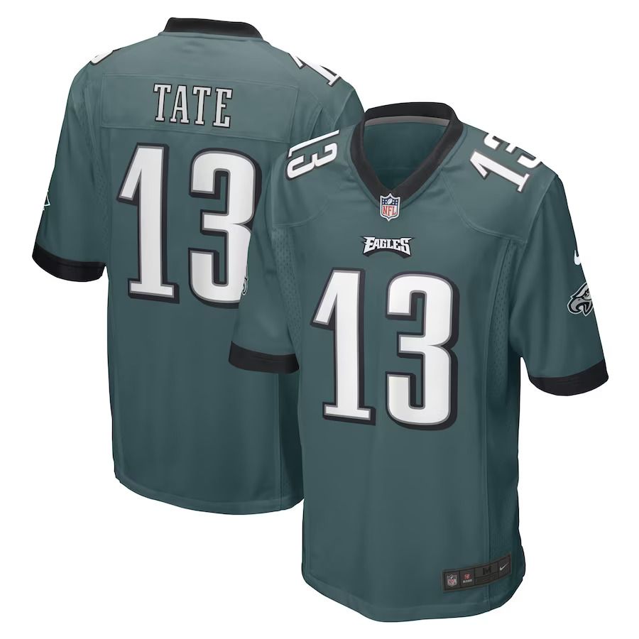 Men Philadelphia Eagles #13 Auden Tate Nike Midnight Green Game Player NFL Jersey->philadelphia eagles->NFL Jersey